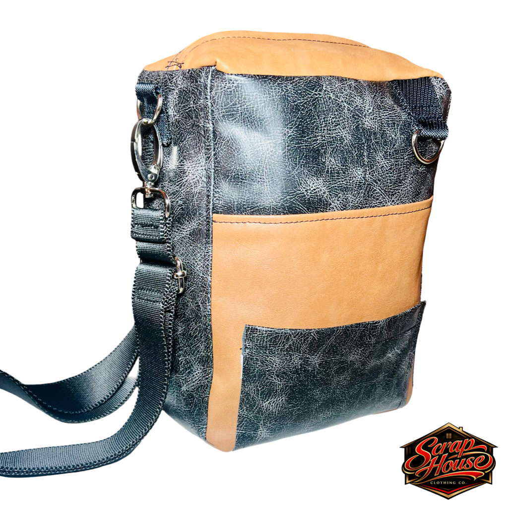 Black Cognac Mini Crossbody Bag