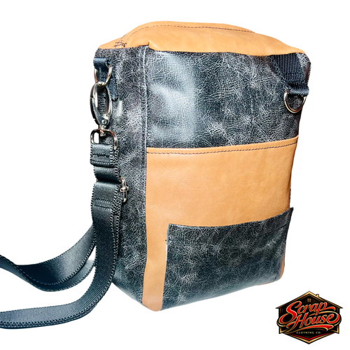 Black Cognac Mini Crossbody Bag