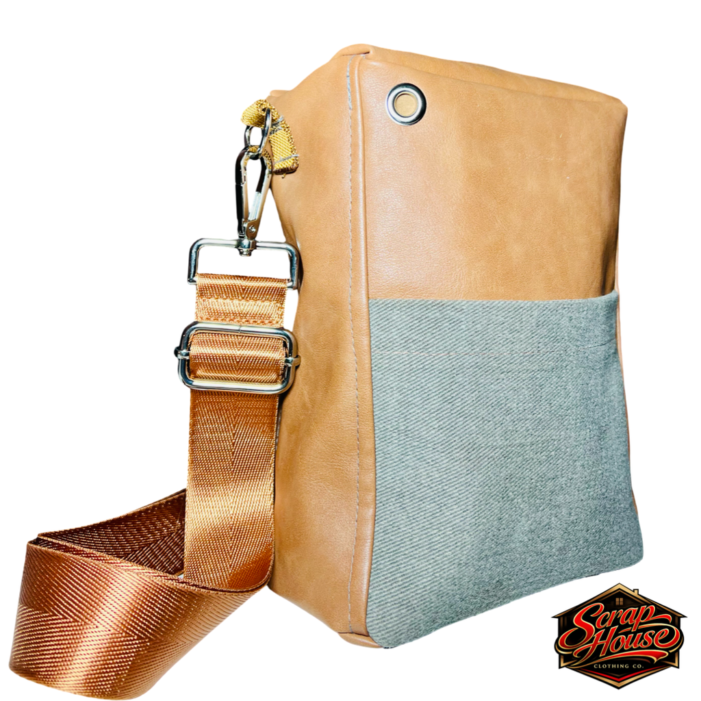 Cognac Mini Crossbody Bag