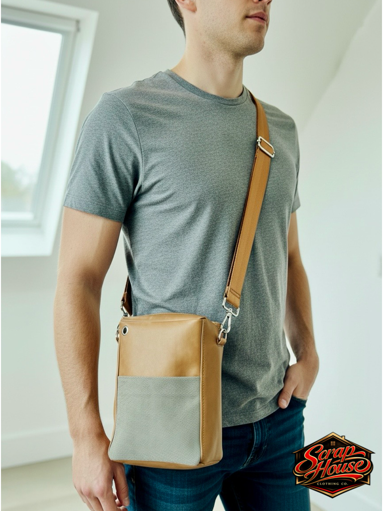 Cognac Mini Crossbody Bag