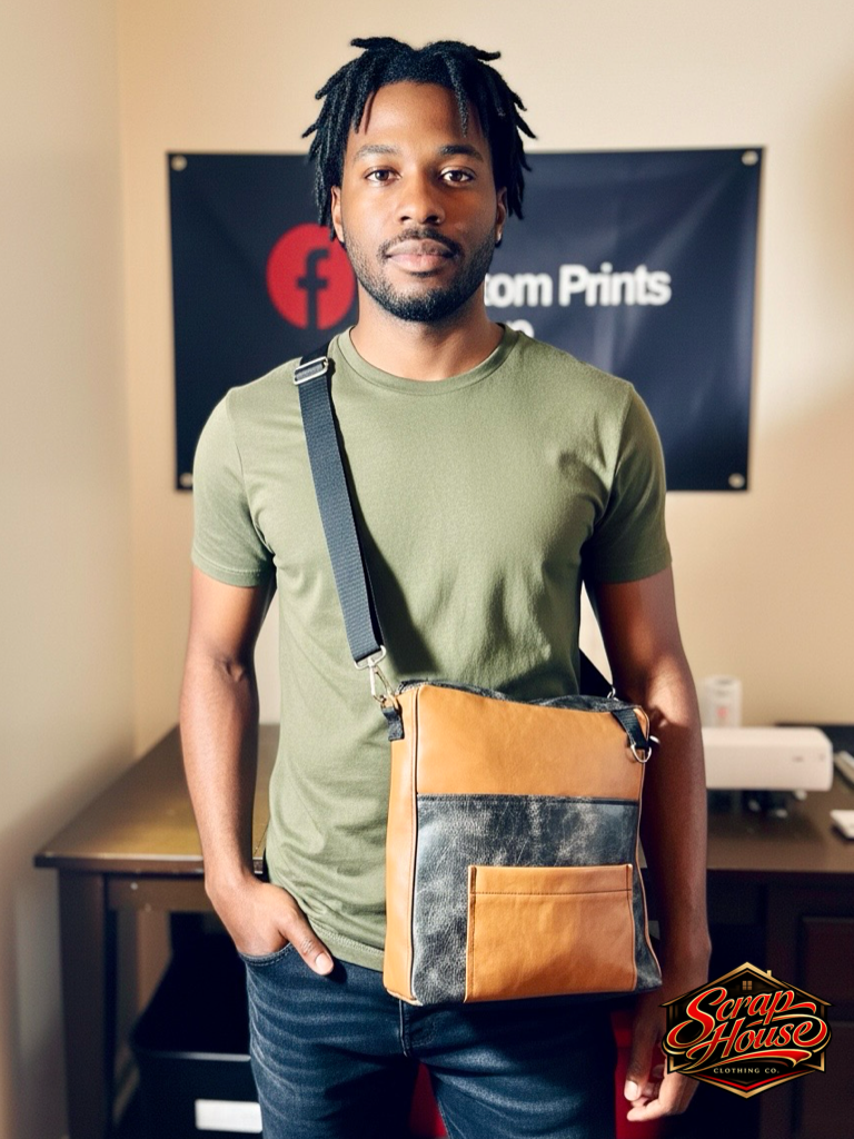 Black Cognac Crossbody Bag