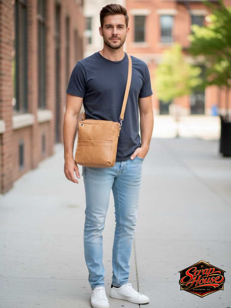 Cognac Crossbody Bag