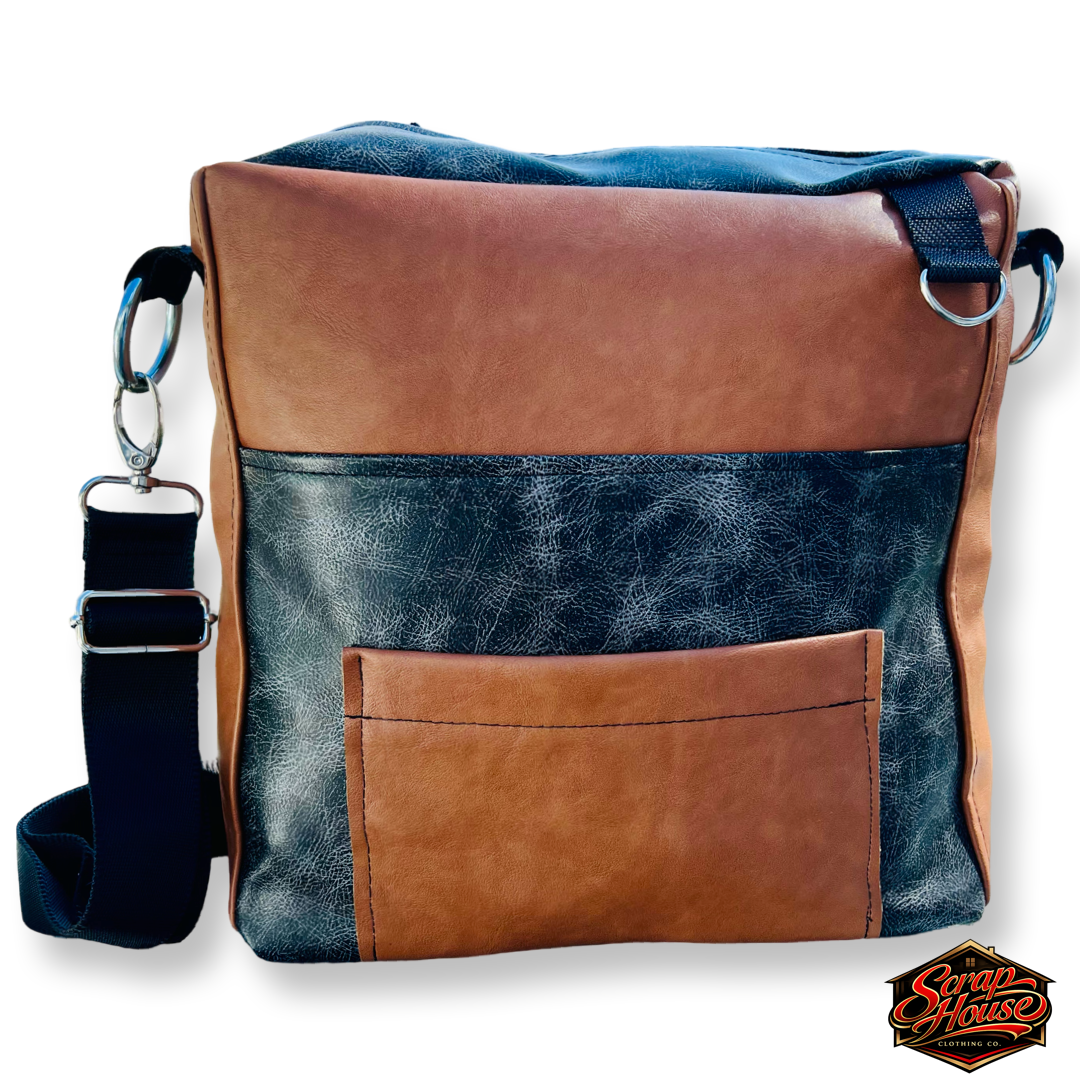 Black Cognac Crossbody Bag