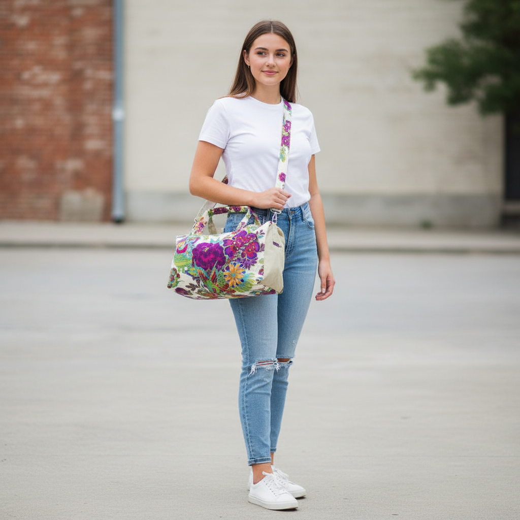 Scrap House “Garden Luxe” Duffe